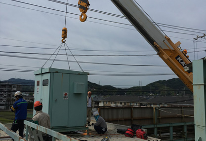 高圧電気設備の工事